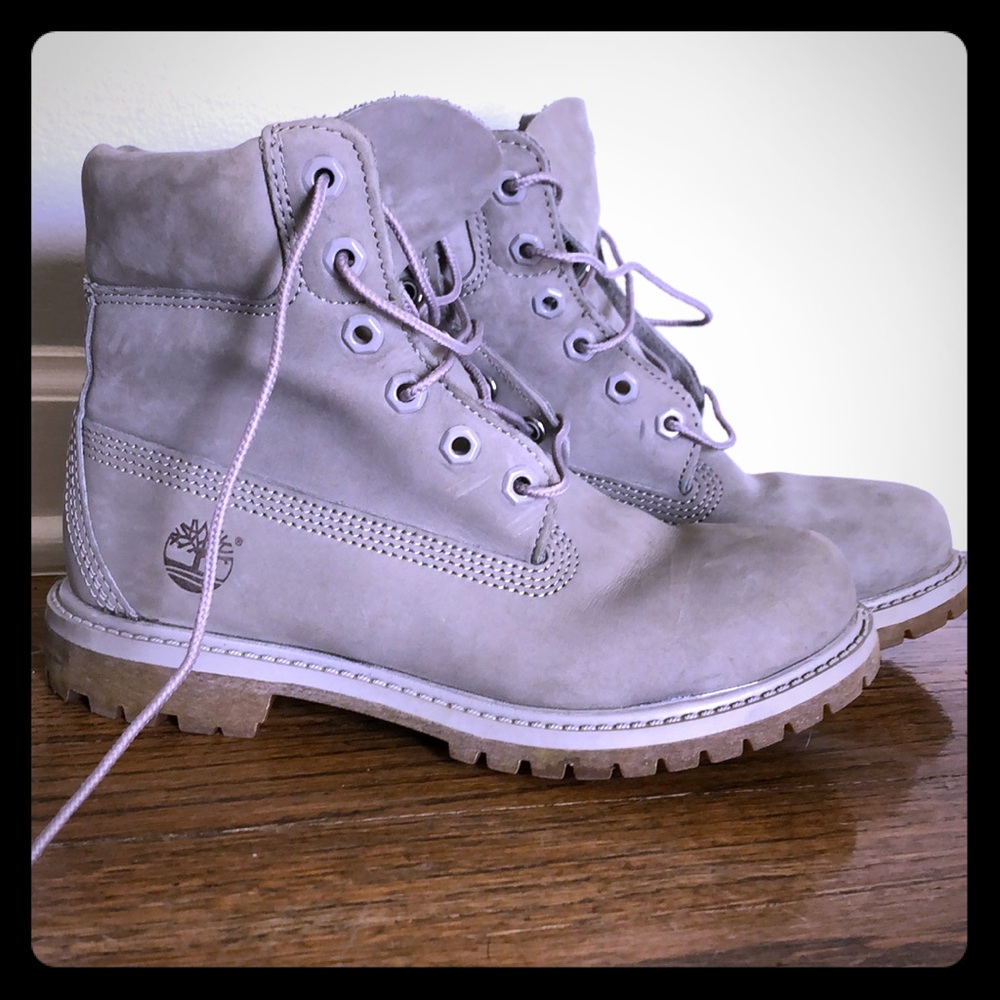 Women’s grey timberland boots